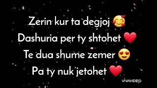 Poezi dashurie  Te dua cmendurisht ❤😍🥀 [upl. by Aiuqat]