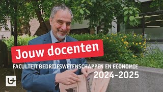 De docenten van de 1ste Bachelor 2024  2025  Faculteit Bedrijfswetenschappen en Economie [upl. by Eseryt655]