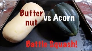 Battle Squash Butternut vs Acorn vegan [upl. by Neiht]