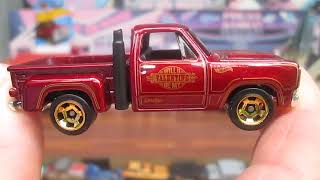 1978 Dodge Lil Red Express Truck 2024 Mattel Hot Wheels Toy Pickup Unboxing Review  Valetines Day [upl. by Yeliak]