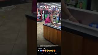 woman destroys Store [upl. by Iveksarap]