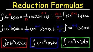 Reduction Formulas For Integration [upl. by Nylirem]