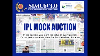 SIMUN  The IPL Mock Auction Commuity Season 2 [upl. by Tanaka200]