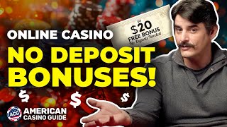 NO DEPOSIT Bonuses Ultimate Guide  USA Online Casinos 2024 [upl. by Eihcir918]