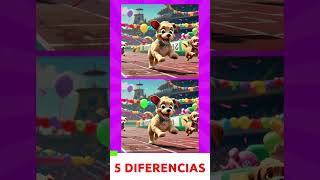 🔥 Encuentra las 5 DIFERENCIAS 🌟 IA ✅ shorts short IA [upl. by Lathan]