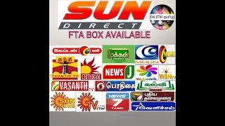 SUN DIRECT  FTA PACK மாதம் ₹59  6 amp 12 மாதம் FTA BOX AVAILABLE  SN DTH தமிழ் [upl. by Wiebmer]