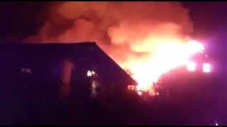 Altes Bauernhaus in Mauren wurde ein Raub der Flammen [upl. by Wardieu]