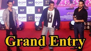 Salman Khans GRAND ENTRY At LoveYatri Music Concert [upl. by Dlorej]