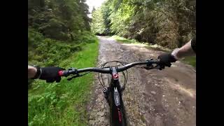 Climb upto danny harts descend bike park on an ebike Giant reign e2 emtb mtb enduro rockshox fox [upl. by Adigirb423]