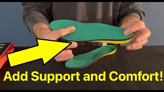 Spenco Polysorb Cross Trainer Insoles Review Superior Arch Support for Athletic Comfort [upl. by Bree251]