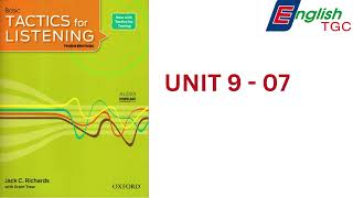 TACTICS for LISTENING BASIC UNIT 9 07 [upl. by Ala]