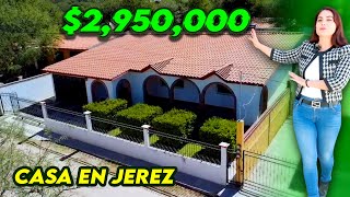 Hermosa CASA a un SUPER PRECIO y muebles de regalo en Jerez Zacatecas [upl. by Atekan492]