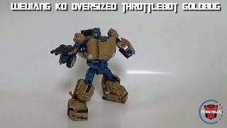 Weijiang KO Oversized Toyworld Throttlebot Goldbug [upl. by Nicolai842]