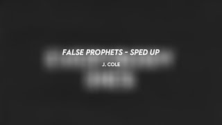 j cole false prophets sped up [upl. by Kcirddes]