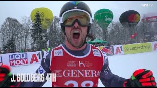 Thrilling Highlights of the Kitzbühel Downhill 🇦🇹 20012023 [upl. by Aicirtel]