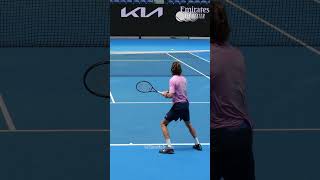 Forehand Compilation  Andrey Rublev Slow Motion Back View 1 Shorts [upl. by Shum]