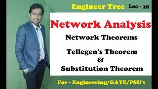 Lec 28 Tellegens Theorem amp Substitution Theorem  Network Theorems  Engineer Tree Gate Videos [upl. by Kcirdnekel]