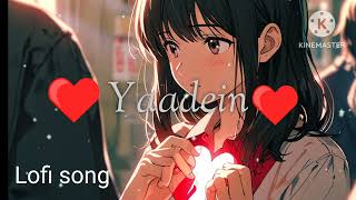 waqas lofi song yaadein sad song [upl. by Eeima464]