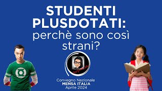 Studenti plusdotati perchè sono così strani [upl. by Fagaly862]