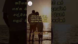 කවියකට කැටි කර ප්‍රේමය💖💖💖 whatsappstatus love adarawadan tiktok [upl. by Aeli]