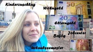 Studieren mit Kind  BaföG Elterngeld Kindergeld Wohngeld  Finanzierung und Geheimtipps [upl. by Yzdnil]