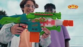 NERF Elite 20 Double Punch Blaster  Smyths Toys [upl. by Eckhardt]