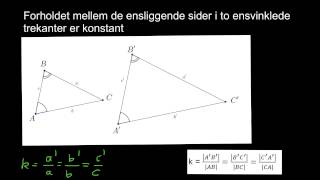 ensvinklede trekanter [upl. by Eriam]