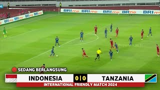 🔴 LIVE 1600 INDOSIAR  INDONESIA VS TANZANIA • PERTANDINGAN PERSAHABATAN PIALA DUNIA 2026 Ilustrasi [upl. by Jock]