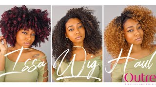 Curly Natural Wig Haul For Black Women  Beginner Wig Tutorial  OUTRE [upl. by Godber]