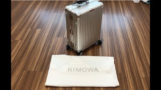 RIMOWA Classic Cabin luggage unboxing [upl. by Derraj]