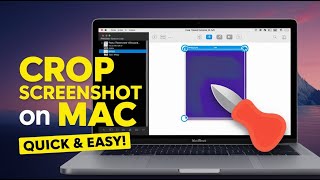 How To Crop Screenshot In MacBook  MacBook Me Screenshot Kaise Crop Kre [upl. by Nnylyrehc]