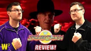 Undertaker vs Undertaker Leslie Nielsen WWE Summerslam 1994 Review [upl. by Curry]