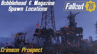 Fallout 76 Bobblehead amp Magazine Spawn Locations  Crimson Prospect [upl. by Oiramad922]