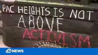 Couple who confronts SF man for stenciling Black Lives Matter on his own property apologizes [upl. by Enamrahs]