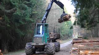 Timberjack 1110d beim Holz Poltern 2011 [upl. by Adim957]