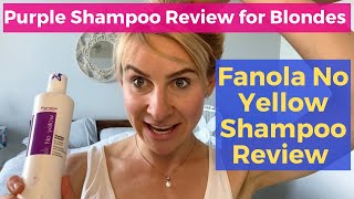 Fanola No Yellow Shampoo – Purple Shampoo Review with Before and After Pics [upl. by Moreta]