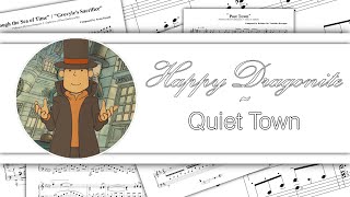 Professor Layton  A Quiet Town Piano [upl. by Haggar]