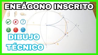 ENEÁGONO  inscrito en una circunferencia⭕ RESUELTO✅ [upl. by Smaj]