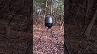 Moultrie 30 gallon standard deer feeder demo [upl. by Brookhouse]