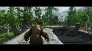 Lore Accurate Skyrim Werebear 🐻 [upl. by Nayb959]