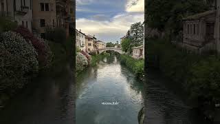 vicenza beautiful view from bridge Bella vista dal ponte italy [upl. by Nylirem]