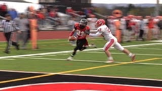 Mansfield Football vs Cornell 102613 [upl. by Omrelliug740]