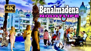 BENALMADENA SPAIN  Evening Walk  costa del sol andalusia 4K 60fps HDR [upl. by Natiha116]