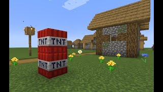 Minecraft  TNT Village [upl. by Borrell]