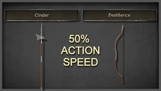 I ran Cinder and Pestilence with 50 ACTION SPEED [upl. by Ninahs]