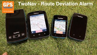 TwoNav  Route Deviation Alarm [upl. by Idihsar]