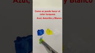 Como hacer color azul turquesa [upl. by Lubbi]