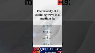 MCQ Standing wave physics [upl. by Notsob]