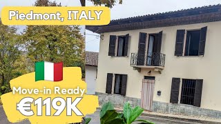 FANTASTIC Italian HOME House for SALE in ITALY in beautiful Village in the North of ITALY [upl. by Annaegroeg256]