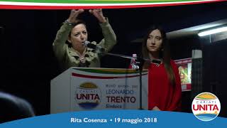 RITA COSENZA 19 maggio 2018 via Matteotti [upl. by Nytsua]